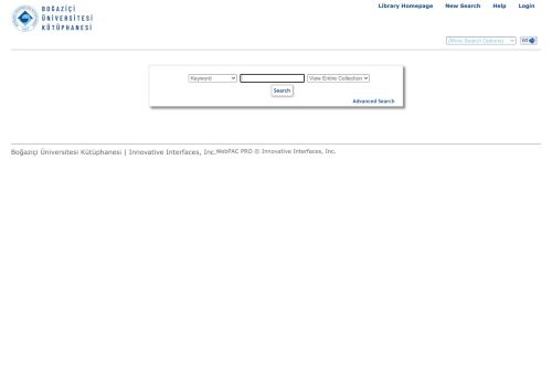 BU Library Web Catalog