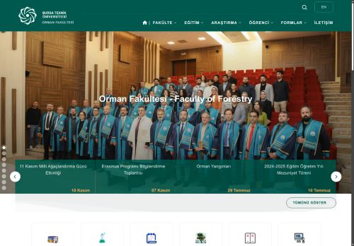 Bursa Teknik Üniversitesi | Orman Fakültesi