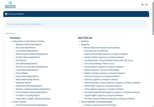 Bursa Teknik Üniversitesi | REHBER