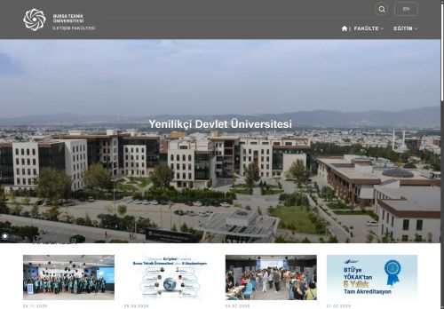 Bursa Teknik Üniversitesi | İletişim Fakültesi