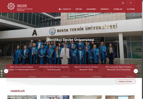 Bursa Teknik Üniversitesi | Mimarlık ve Tasarım Fakültesi
