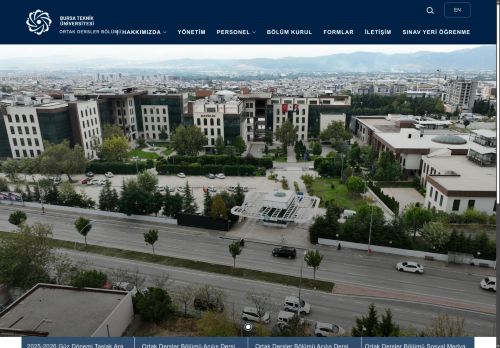 Bursa Teknik Üniversitesi | Ortak Dersler Bölümü