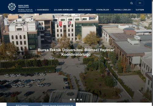 Bursa Teknik Üniversitesi | Bilimsel Yayınlar Koordinatörlüğü