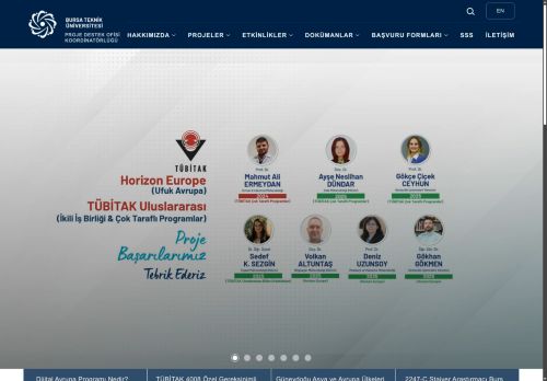 Bursa Teknik Üniversitesi | Proje Destek Ofisi Koordinatörlüğü