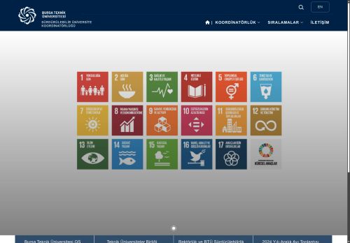 Bursa Teknik Üniversitesi | Sürdürülebilir Üniversite Koordinatörlüğü