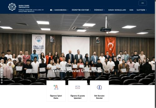 Bursa Teknik Üniversitesi | Türkçe Öğretimi Uygulama ve Araştırma Merkezi