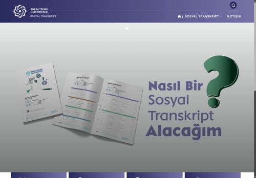 Bursa Teknik Üniversitesi | Sosyal Transkript