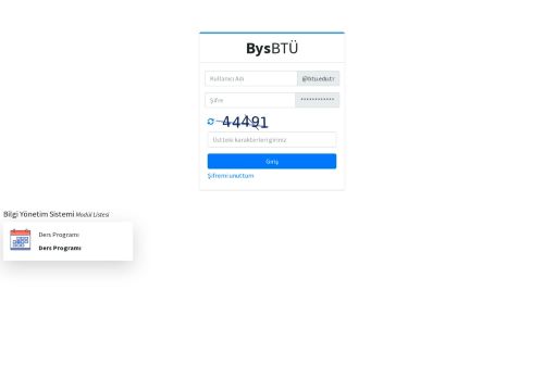BysBTÜ | Giriş