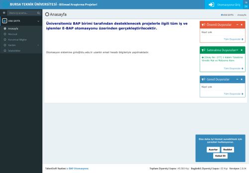 Bursa Teknik Üniversitesi BAP Koordinatörlüğü()