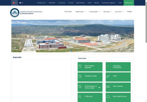 İç Denetim Birimi - Çankırı Karatekin Üniversitesi