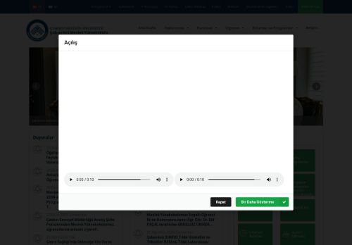 Şabanözü Meslek Yüksekokulu - Çankırı Karatekin Üniversitesi