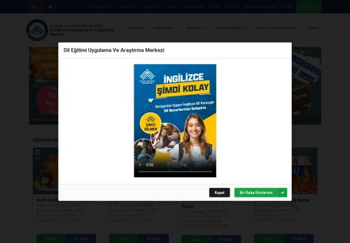Dil Eğitimi Uygulama ve Araştırma Merkezi - Çankırı Karatekin Üniversitesi