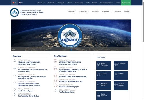 Uluslararası Güvenlik ve Siyaset Uygulama ve Arş. Mer. - Çankırı Karatekin Üniversitesi