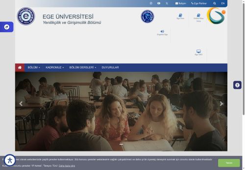 EÜ Yenilikçilik ve Girişimcilik Bölümü