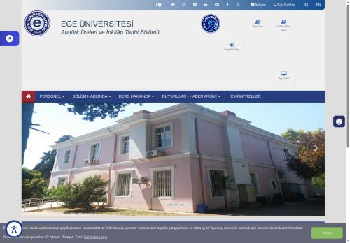 Atatürk İlkeleri ve İnkılâp Tarihi Bölümü - Ege Üniversitesi