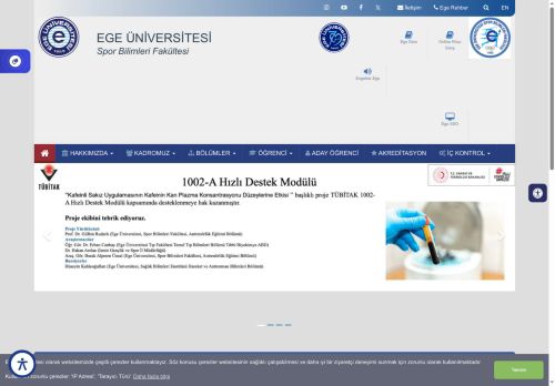 E.Ü. Spor Bilimleri Fakültesi