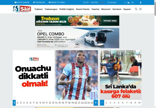 61SAAT - TRABZON HABER SAYFASI
