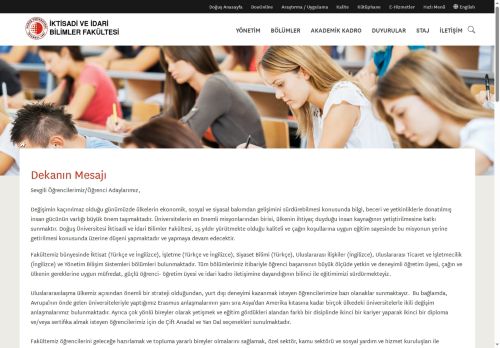Anasayfa | İktisadi ve İdari Bilimler Fakültesi