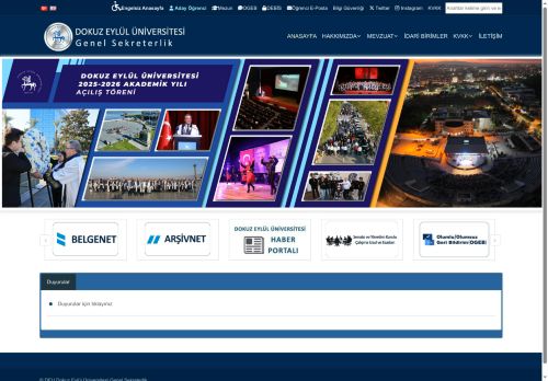 Dokuz Eylül Üniversitesi Genel Sekreterlik