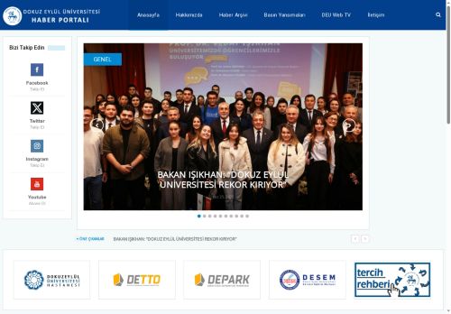 Dokuz Eylül Üniversitesi – Haber Portalı – DEÜ Haberler
