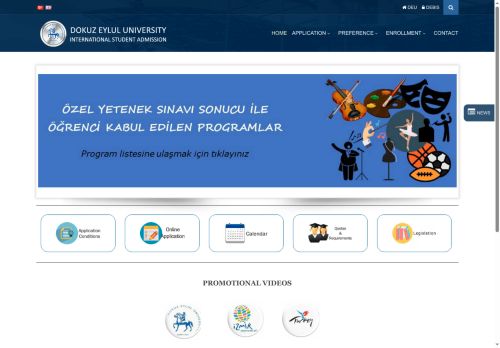 Uluslararası Öğrenci Kabulü | Dokuz Eylul University