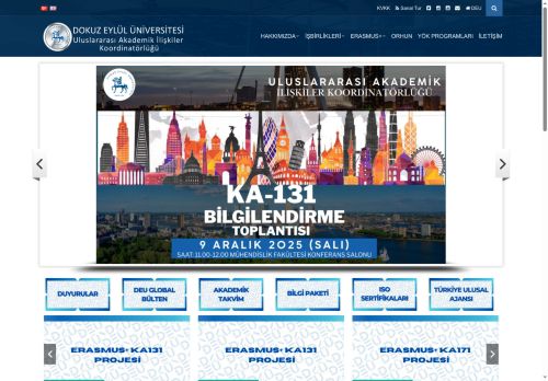 Uluslararası Akademik İlişkiler Koordinatörlüğü – DEÜ | Dokuz Eylül Üniversitesi