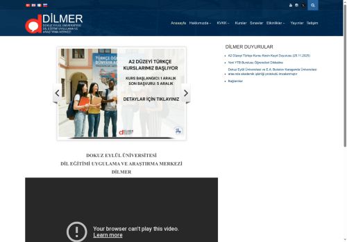 DİLMER | DİL EĞİTİMİ UYGULAMA VE ARAŞTIRMA MERKEZİ
