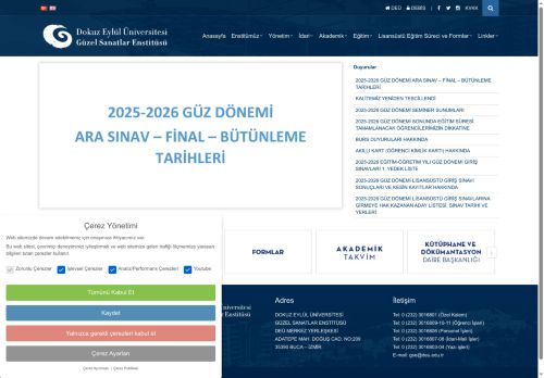 Güzel Sanatlar Enstitüsü | Dokuz Eylül Üniversitesi