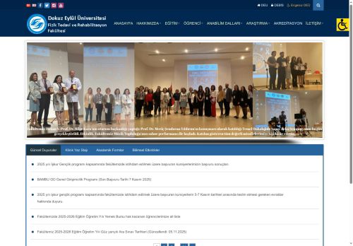 Fizik Tedavi ve Rehabilitasyon Fakültesi | Fizik Tedavi ve Rehabilitasyon Fakültesi