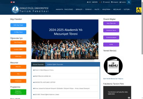 DEÜ – Turizm Fakültesi