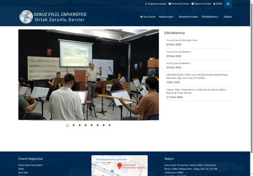 DEU ORTAK ZORUNLU DERSLER