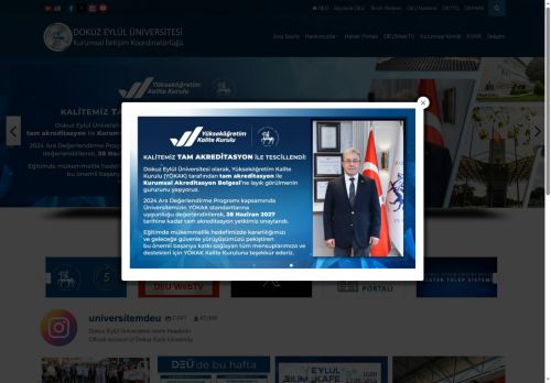 Dokuz Eylül Üniversitesi Kurumsal İletişim Koordinatörlüğü | Dokuz Eylül Üniversitesi Kurumsal İletişim Koordinatörlüğü