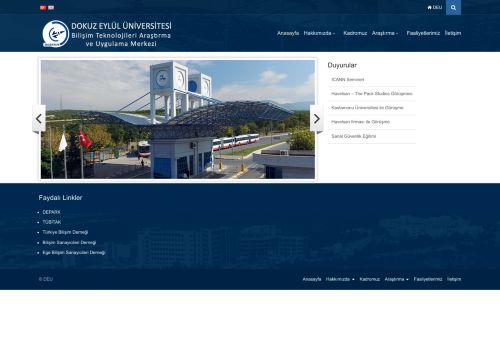 Bilişim Teknolojileri Araştırma ve Uygulama Merkezi | Dokuz Eylül Üniversitesi