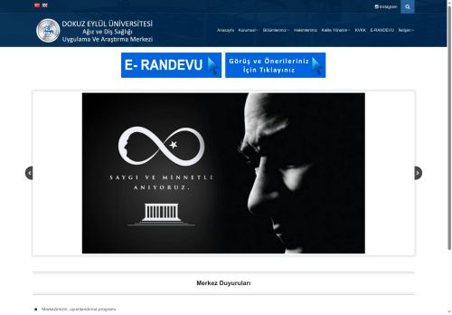 Ağız ve Diş Sağlığı Uygulama Ve Araştırma Merkezi | Dokuz Eylül Üniversitesi