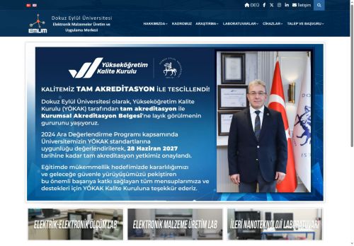 DEÜ – Elektronik Malzemeler Üretim ve Uygulama Merkezi