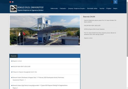 Deprem Araştırma ve Uygulama Merkezi | Dokuz Eylül Üniversitesi