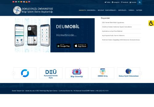 Bilgi İşlem Dairesi | Dokuz Eylül Üniversitesi