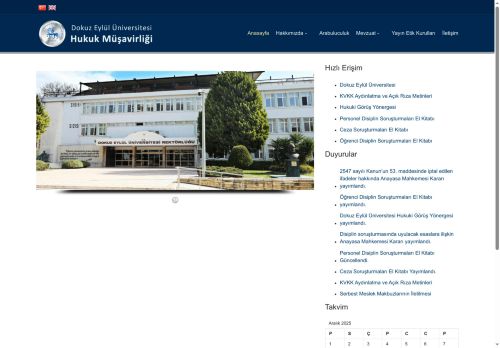 Hukuk Müşavirliği – Dokuz Eylül Üniversitesi