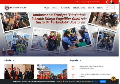 Türkiye Cumhuriyeti Isparta Valiliği