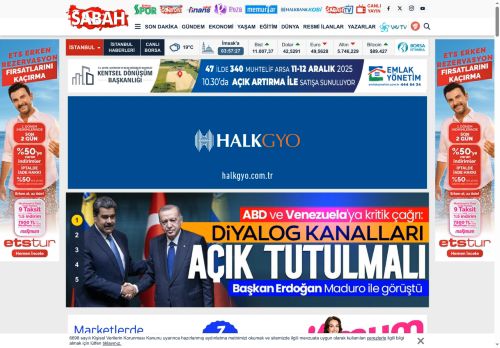 Sabah - Haberler, Son Dakika Haber, Güncel ve Gazete Haberleri