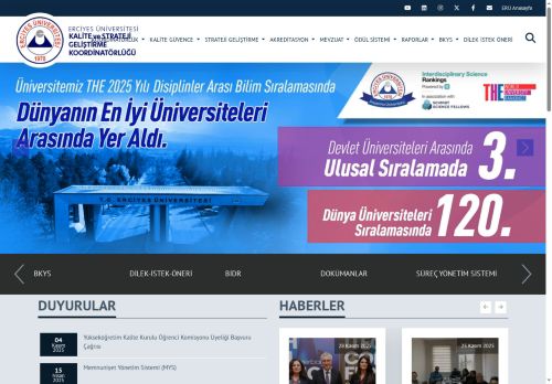 Kalite ve Strateji Geliştirme Koordinatörlüğü