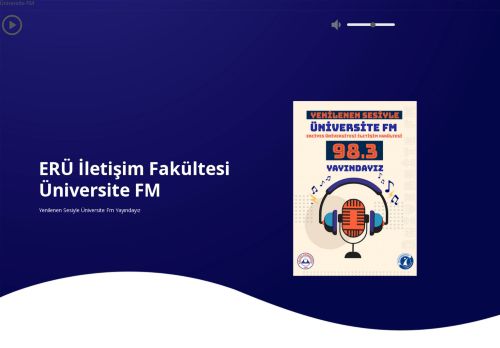 ERÜ İletişim Fakültesi Üniversite FM