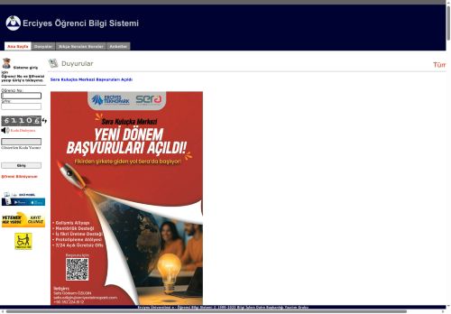 Erciyes Öğrenci Bilgi Sistemi