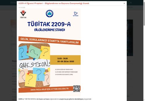 Anasayfa - Teknoloji Transfer Ofisi Uygulama ve Araştırma Merkezi | Eskişehir Osmangazi Üniversitesi