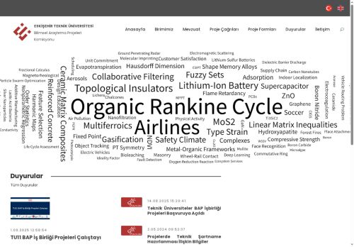 Eskişehir Teknik Üniversitesi - Bilimsel Araştırma Projeleri Komisyonu