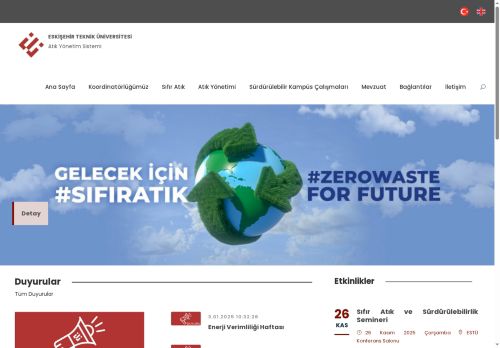 Eskişehir Teknik Üniversitesi - Atık Yönetim Sistemi