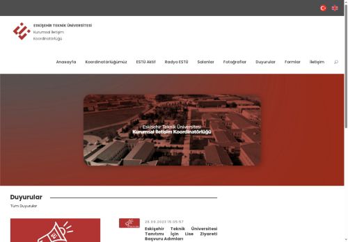Eskişehir Teknik Üniversitesi - Kurumsal İletişim Koordinatörlüğü