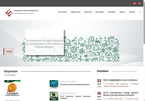 Eskişehir Teknik Üniversitesi - Sürdürülebilir Eko-Kampüs