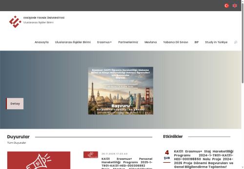 Eskişehir Teknik Üniversitesi - Uluslararası İlişkiler Birimi