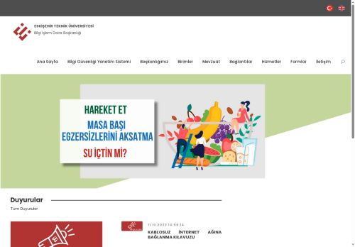 Eskişehir Teknik Üniversitesi - Bilgi İşlem Daire Başkanlığı